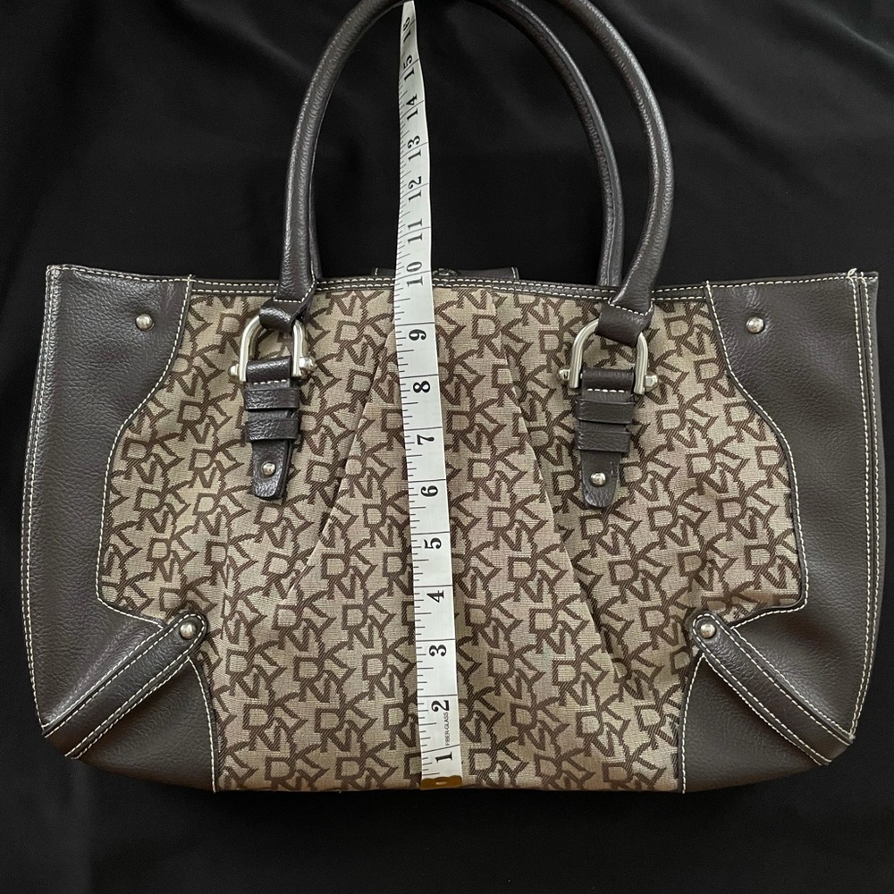 Authentic Dkny Monogram Pattern Purse - image 2